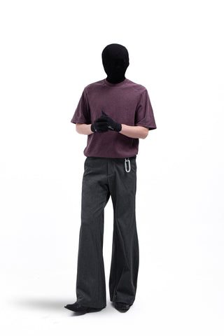 [SOUTH FISH] ribbed short tee