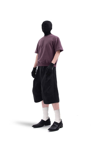 [SOUTH FISH] ribbed short tee