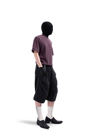 [SOUTH FISH] ribbed short tee