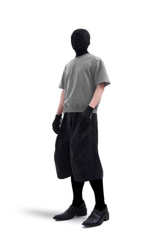 [SOUTH FISH] ribbed short tee