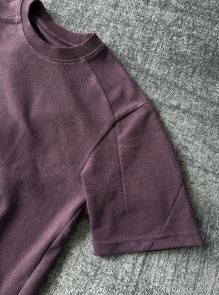 [SOUTH FISH] ribbed short tee