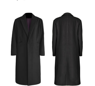 [SOUTH FISH] woolen mid-length coat