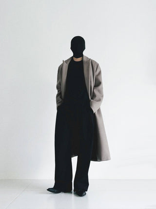 [SOUTH FISH] woolen mid-length coat
