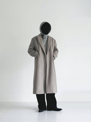 [SOUTH FISH] woolen mid-length coat
