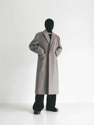 [SOUTH FISH] woolen mid-length coat