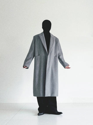 [SOUTH FISH] woolen mid-length coat