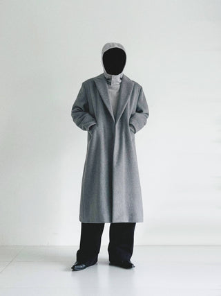 [SOUTH FISH] woolen mid-length coat