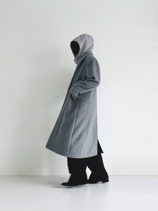 [SOUTH FISH] woolen mid-length coat