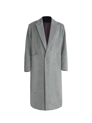 [SOUTH FISH] woolen mid-length coat
