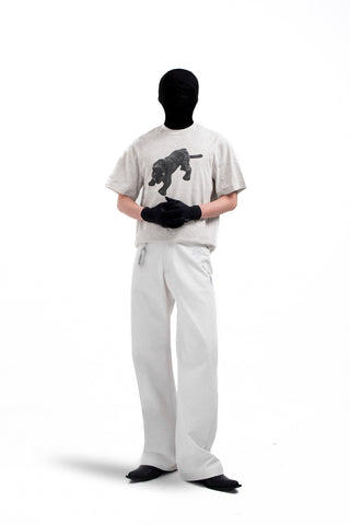 [SOUTH FISH] seamless print tee