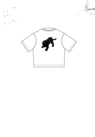 [SOUTH FISH] seamless print tee