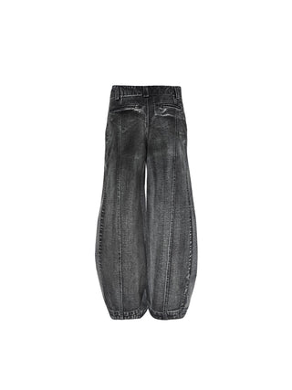 [SOUTH FISH] baggy denim trousers