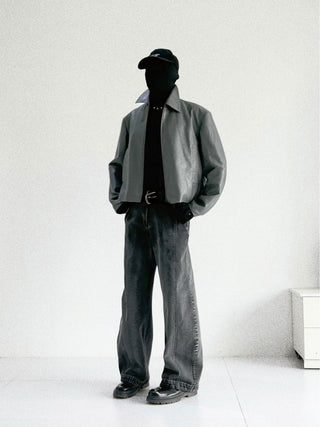 [SOUTH FISH] baggy denim trousers