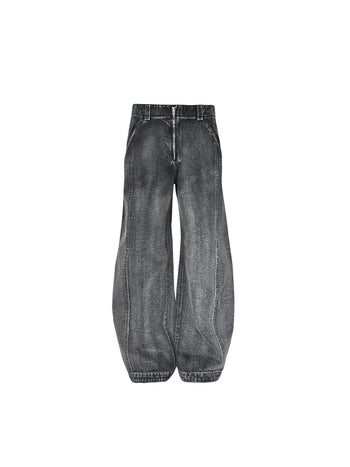 [SOUTH FISH] baggy denim trousers