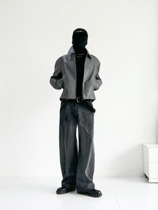 [SOUTH FISH] baggy denim trousers