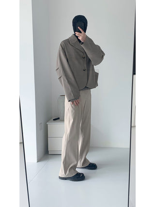 [SOUTH FISH] straight suit pants
