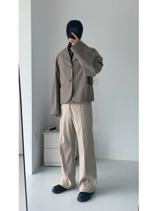 [SOUTH FISH] straight suit pants
