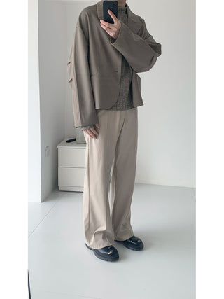 [SOUTH FISH] straight suit pants