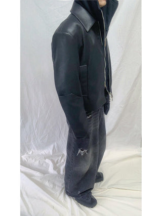 [SOUTH FISH] double zipper jacket