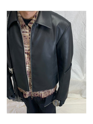 [SOUTH FISH] double zipper jacket