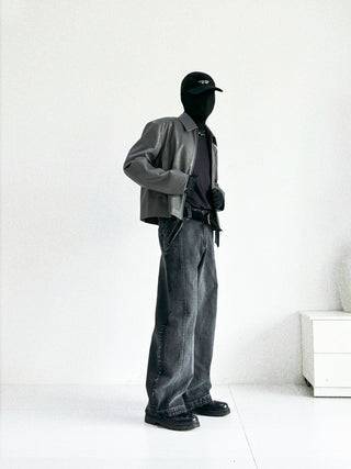 [SOUTH FISH] double zipper jacket
