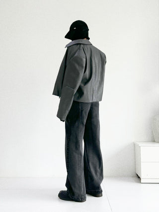 [SOUTH FISH] double zipper jacket