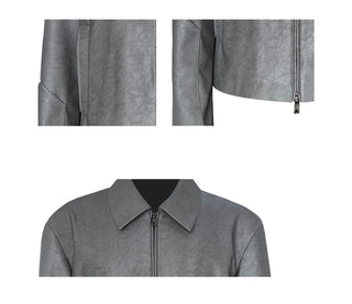 [SOUTH FISH] double zipper jacket