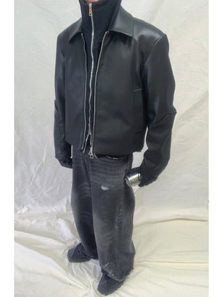[SOUTH FISH] double zipper jacket