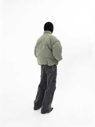 [SOUTH FISH] helmet type down jacket