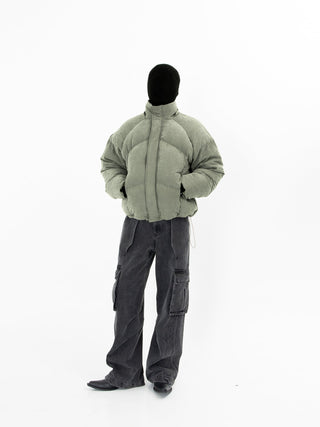 [SOUTH FISH] helmet type down jacket