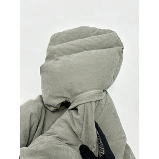 [SOUTH FISH] helmet type down jacket