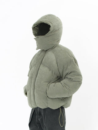 [SOUTH FISH] helmet type down jacket