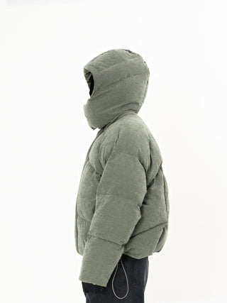[SOUTH FISH] helmet type down jacket