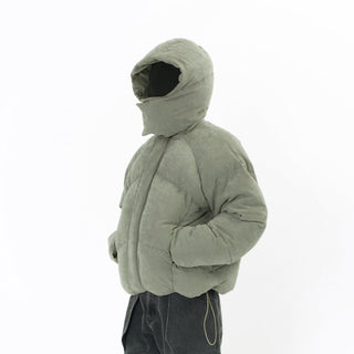 [SOUTH FISH] helmet type down jacket