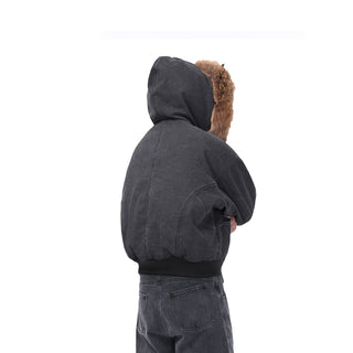 [SOUTH FISH] heavy canvas coat