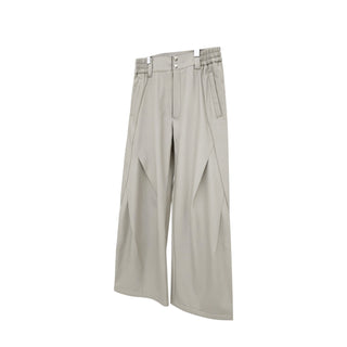 [SOUTH FISH] fleece wide-leg pants