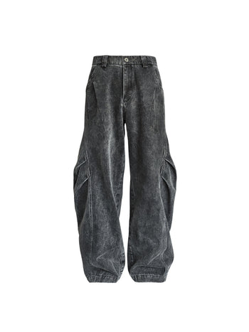 [SOUTH FISH] baggy black shorts