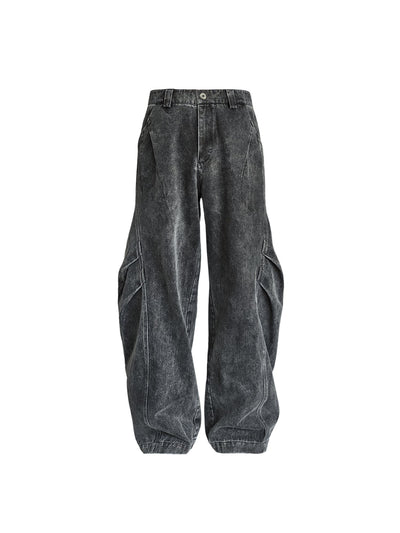 [SOUTH FISH] baggy black shorts