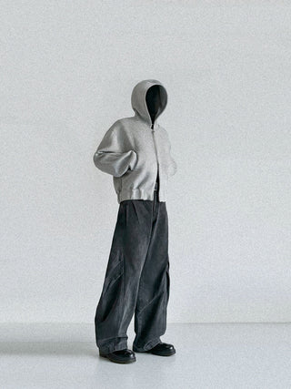 [SOUTH FISH] baggy black shorts