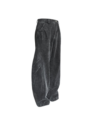 [SOUTH FISH] baggy black shorts