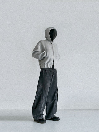 [SOUTH FISH] baggy black shorts