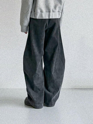 [SOUTH FISH] baggy black shorts