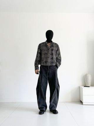 [SOUTH FISH] baggy black shorts