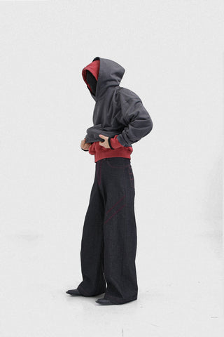 [SOUTH FISH] red blade jeans