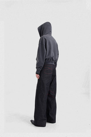 [SOUTH FISH] red blade jeans