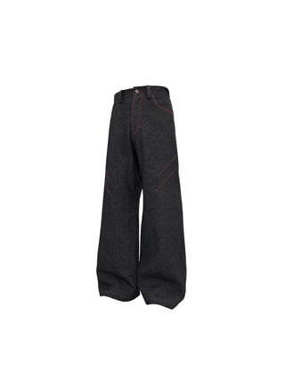 [SOUTH FISH] red blade jeans