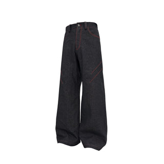 [SOUTH FISH] red blade jeans