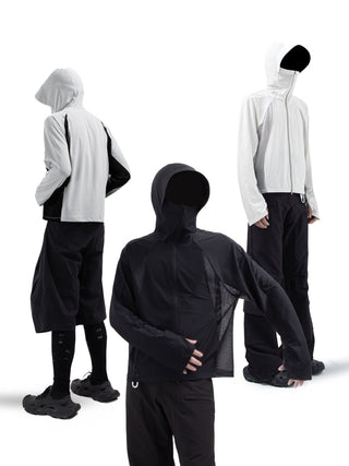 [SOUTH FISH] knit sun hoodie