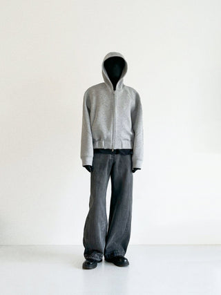 [SOUTH FISH] split hooded sweater