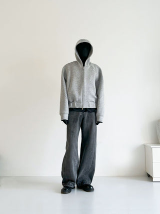 [SOUTH FISH] split hooded sweater